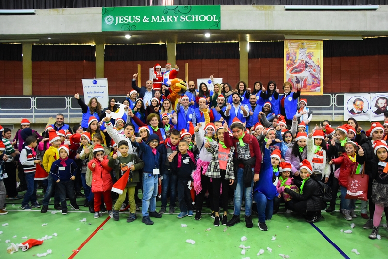 Saint Vincent de paul celebrating Christmas at Jesus & Mary school